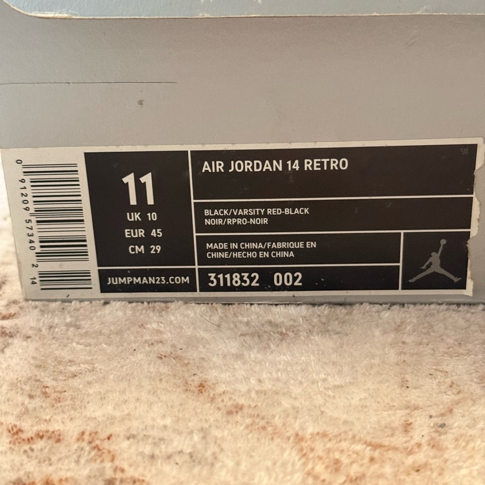 Size 11 - Air Jordan 14 Retro 2005 Last Shot - Picture 10 of 10